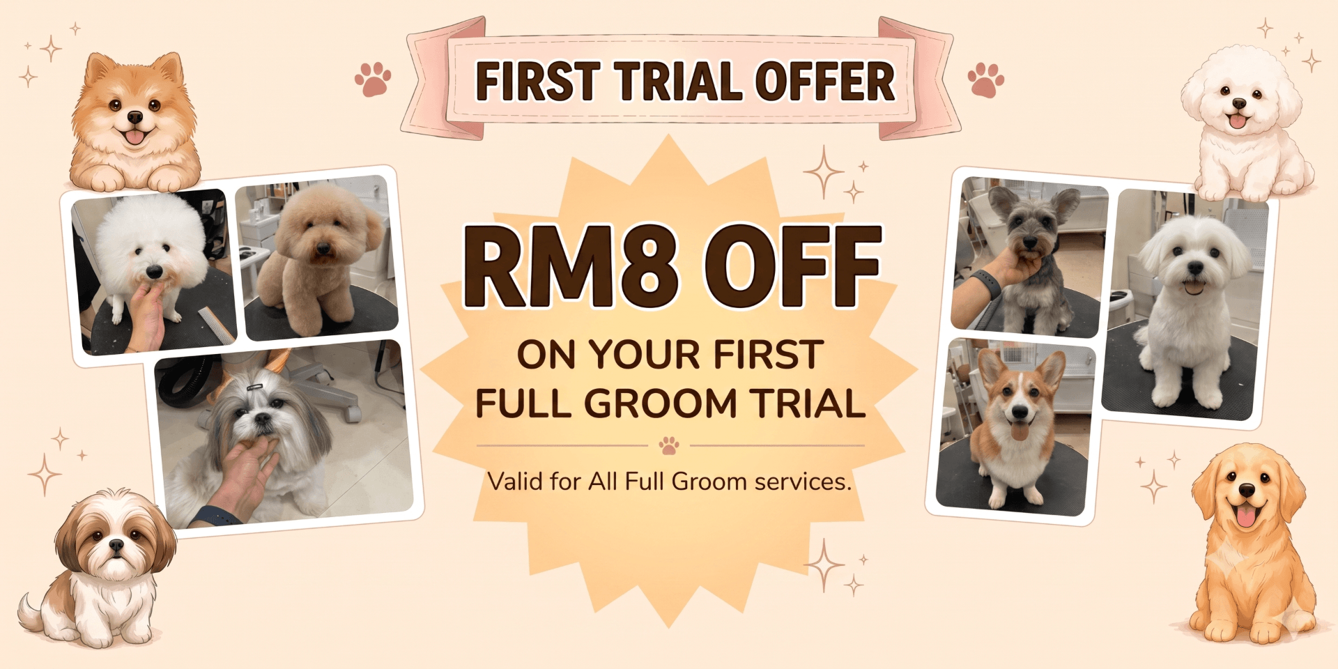First Groom Trial — RM8 OFF